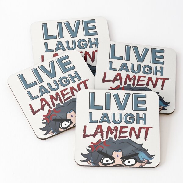 Item preview, Live Laugh Lament (Xiao Genshin Impact) designed and sold by jaebirds.
