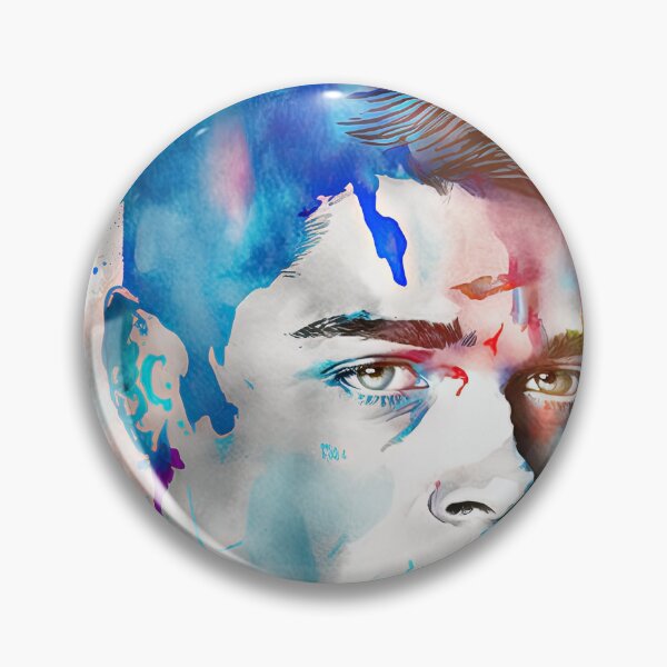 Item preview, Very beautiful and sexy handscome man portrait in watercolor designed and sold by mrlongfield.