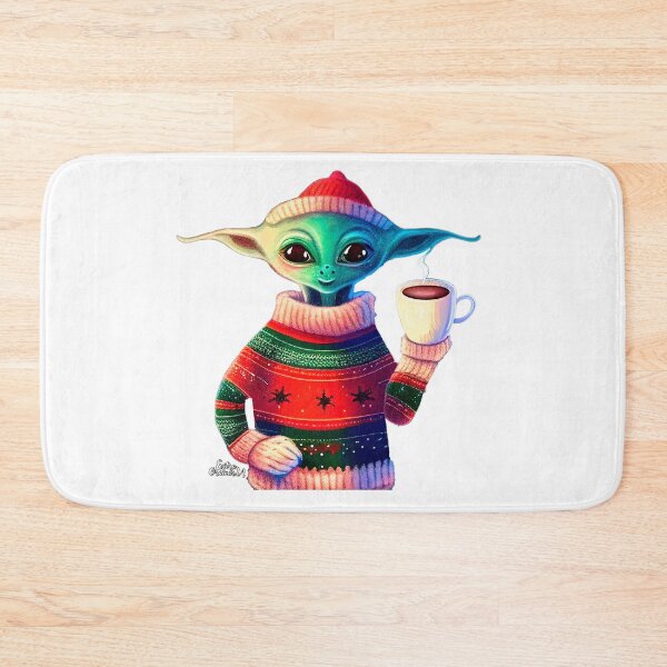 Item preview, Christmas Funny Alien Wearing Sweater designed and sold by extraordinar-ia.