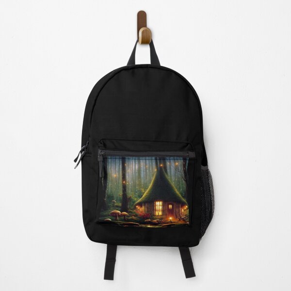 Item preview, Forest cabin with fairytale magic - Fantasy dream designed and sold by Monkyra.