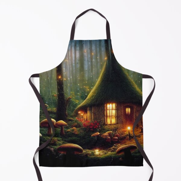 Item preview, Forest cabin with fairytale magic - Fantasy dream designed and sold by Monkyra.