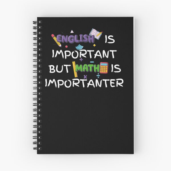 Item preview, English is important but math is importanter designed and sold by El-kournafi.