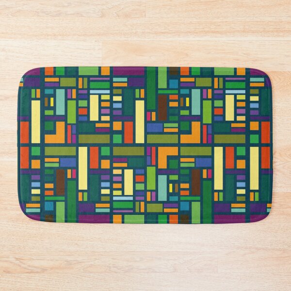 Item preview, Modern Colorful Blocks Pattern designed and sold by MakeitMelo.