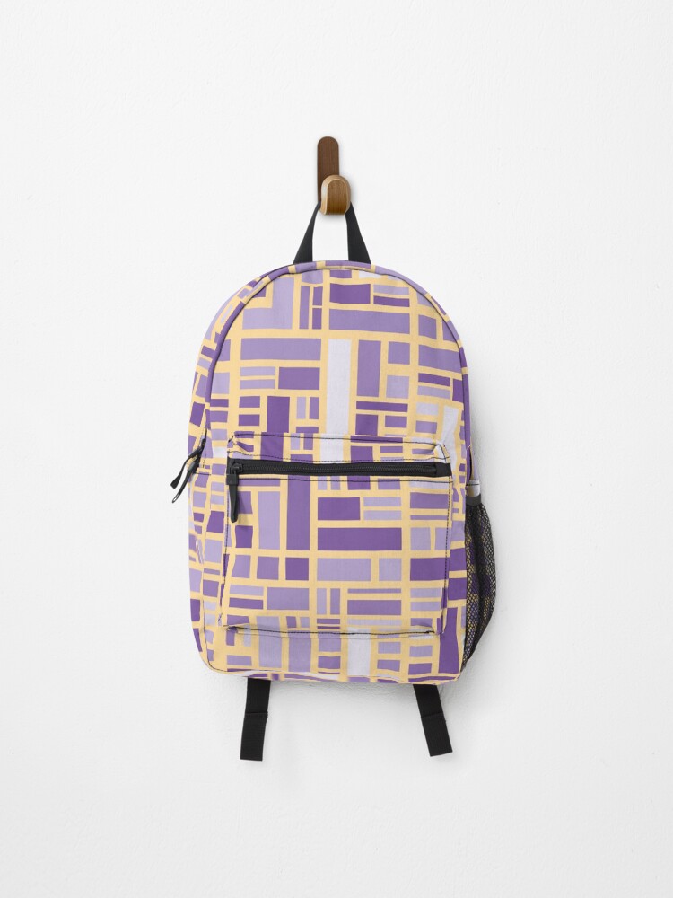 Thumbnail 1 of 3, Backpack, Modern Colorful Blocks Pattern designed and sold by MakeitMelo.