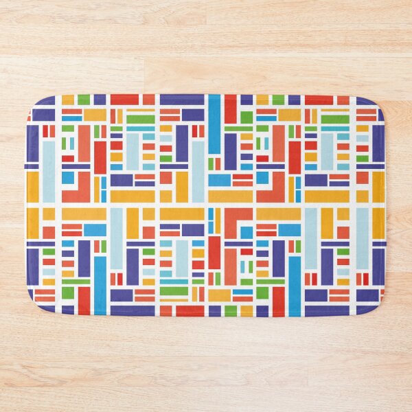 Item preview, Modern Colorful Blocks Pattern designed and sold by MakeitMelo.