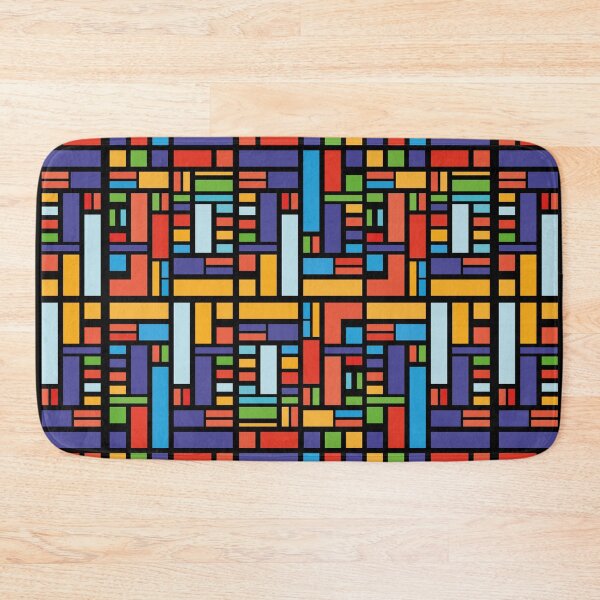 Item preview, Modern Colorful Blocks Pattern designed and sold by MakeitMelo.