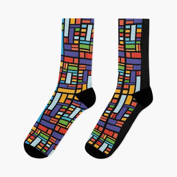Item preview, Modern Colorful Blocks Pattern designed and sold by MakeitMelo.