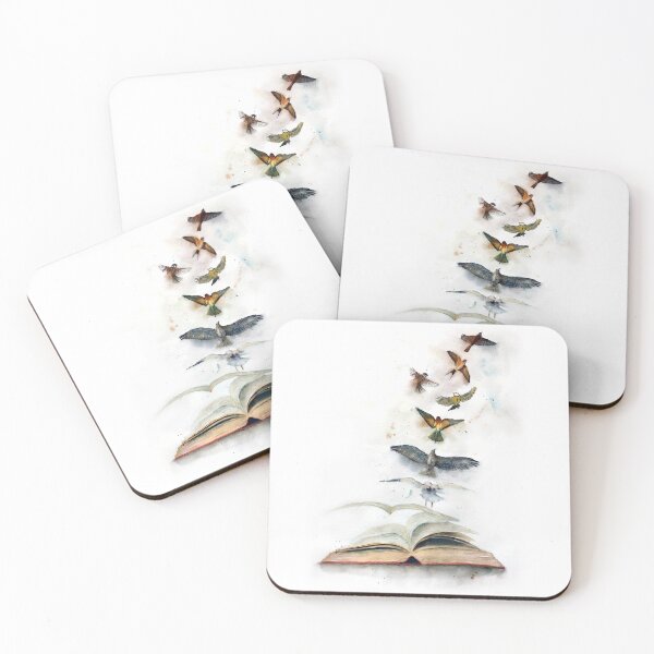 Item preview, Bird flight coming out of a book designed and sold by thislia.