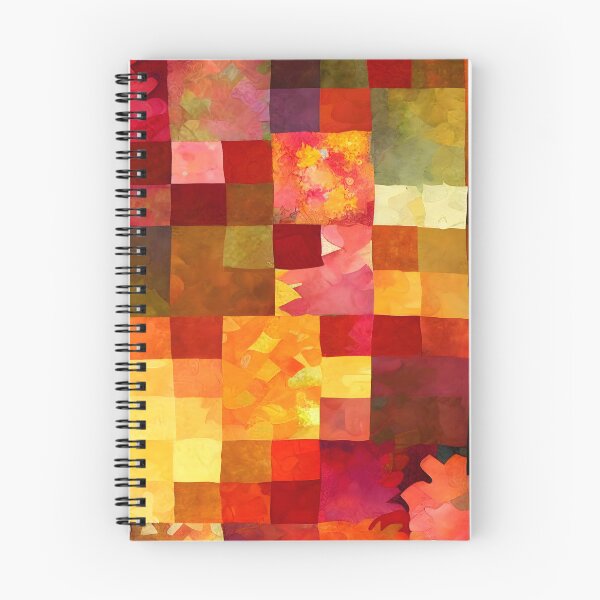 Item preview, Loose Watercolor Patchwork Quilt Design Bright Fall Colors designed and sold by ClairesPatterns.