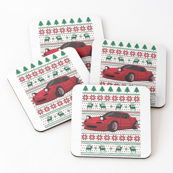 Item preview, Miata Christmas Pattern designed and sold by Fam19.