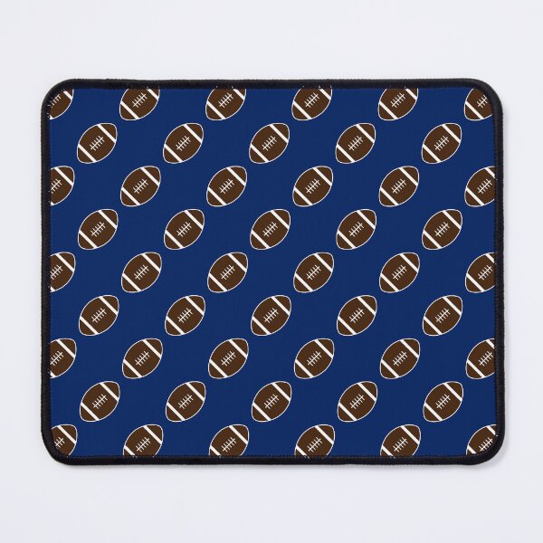 Item preview, Football with Navy Blue Background Pattern designed and sold by beccaveedesigns.