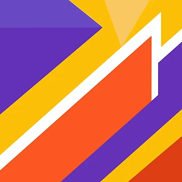 Artwork thumbnail, Many Mountains Rinbows Triangle by TimTim-Design
