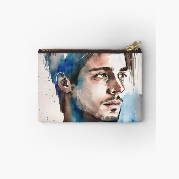 Item preview, Very beautiful and sexy handsome man portrait in watercolor designed and sold by mrlongfield.
