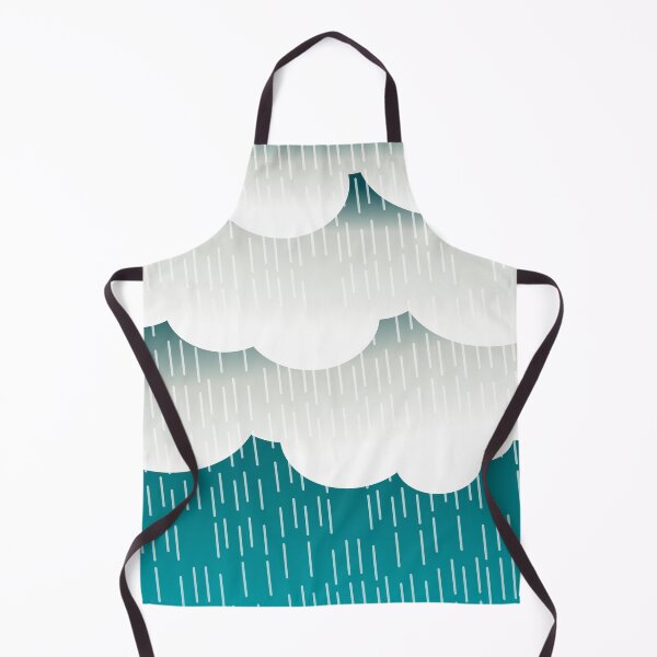 Item preview, Contempory image of clouds and rain on a blue background designed and sold by janesg.