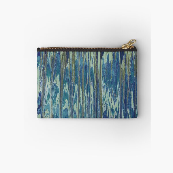 Aperçu de l'œuvre Vintage Peinture Dripping Paint Pattern en Bleu Vert créée et vendue par CharJens.