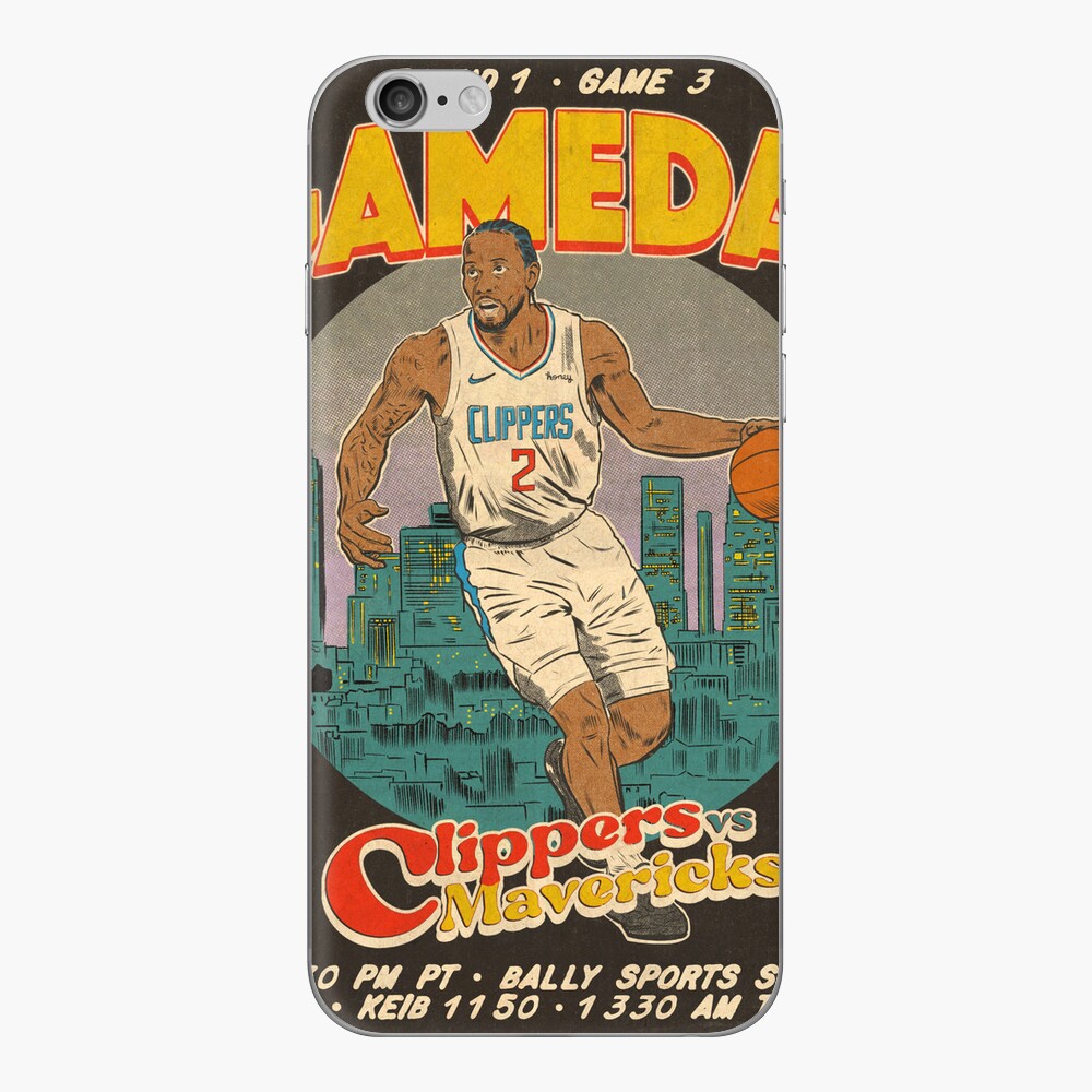 LA Clippers Vintage Comic Book Parody Greeting Card by Nache Ramos