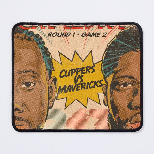 Item preview, LA Clippers Vs Mavericks Vintage Comic Book Parody designed and sold by Nache Ramos.