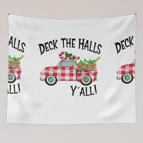 Item preview, DECK THE THE HALLS Y`ALL ! designed and sold by marie1919.