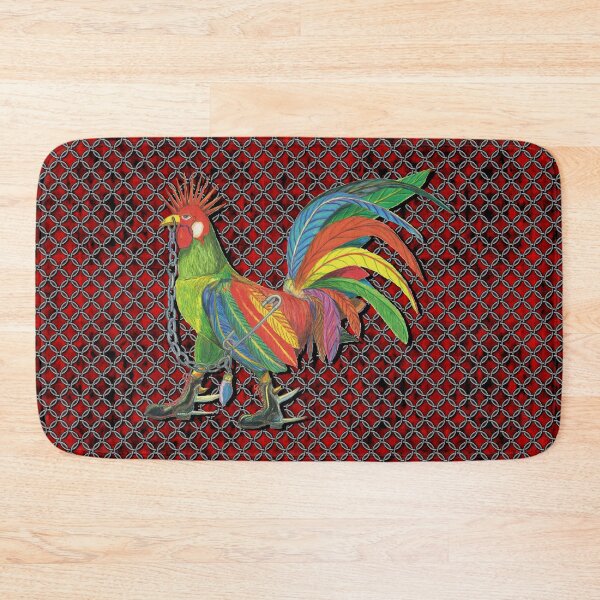 Artikelvorschau, Punky Rooster Basic on Red Orange and Chains entworfen und verkauft von AJLeibengeist.