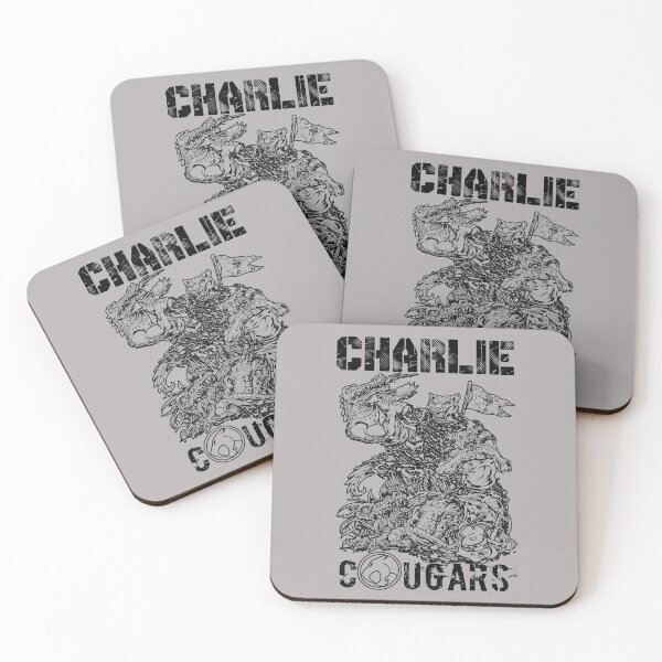 Item preview, Charlie Cougars Battalion Run (Black) designed and sold by SoldierMedic68w.