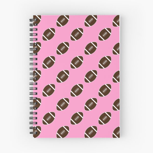 Item preview, Football with Pink Background Pattern designed and sold by beccaveedesigns.