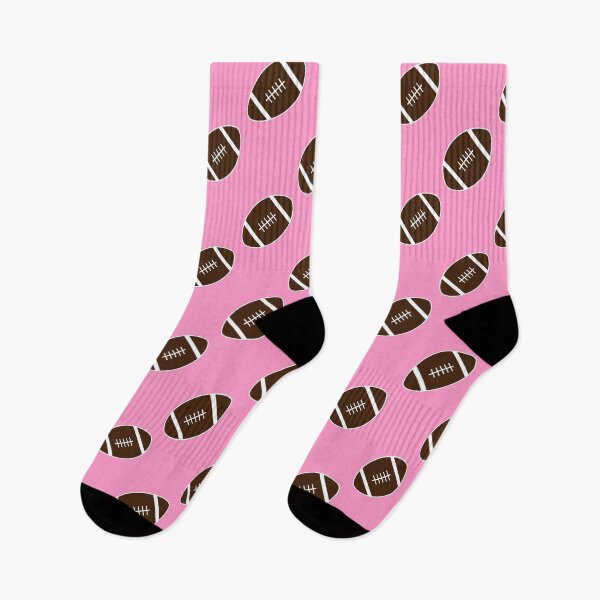 Item preview, Football with Pink Background Pattern designed and sold by beccaveedesigns.