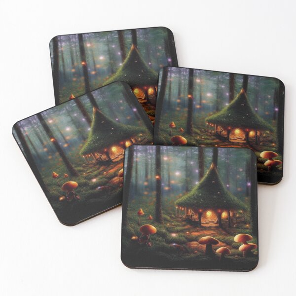 Item preview, Copy of Forest cabin with fairytale magic - Fantasy dream designed and sold by Monkyra.