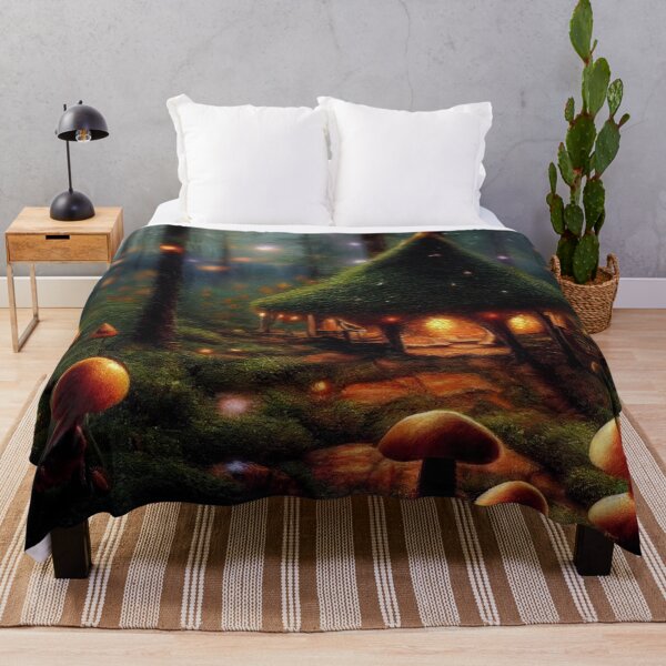 Item preview, Copy of Forest cabin with fairytale magic - Fantasy dream designed and sold by Monkyra.