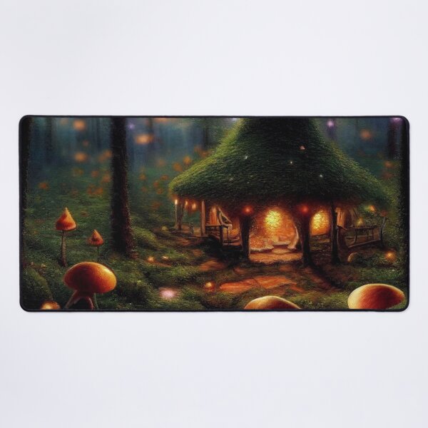 Item preview, Copy of Forest cabin with fairytale magic - Fantasy dream designed and sold by Monkyra.