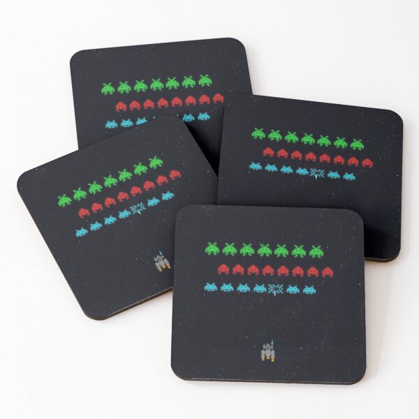 Item preview, Space Invaders retro design  designed and sold by GeekyPlace.