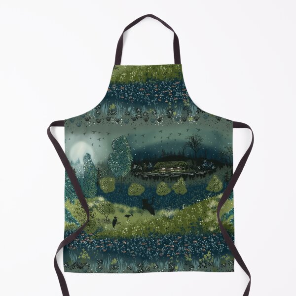 Item preview, Lake Cabin in Greens designed and sold by Salzanos.