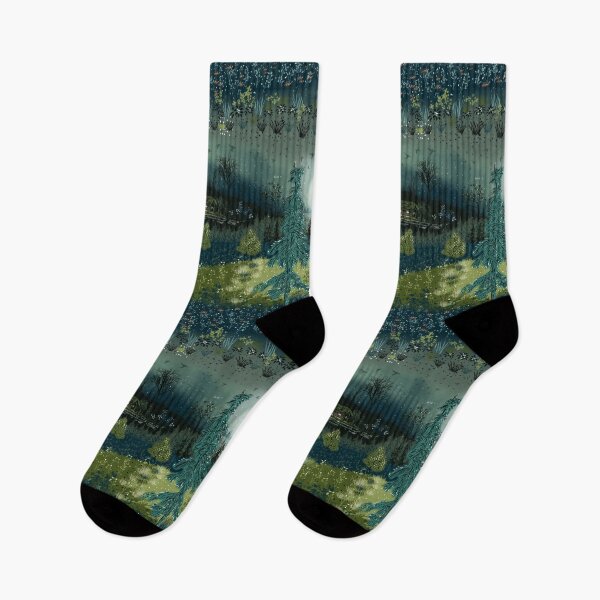 Item preview, Lake Cabin in Greens designed and sold by Salzanos.