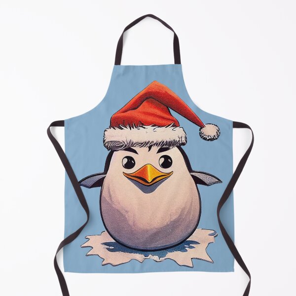 Item preview, Cute baby penguin with santa hat designed and sold by Nisyo.