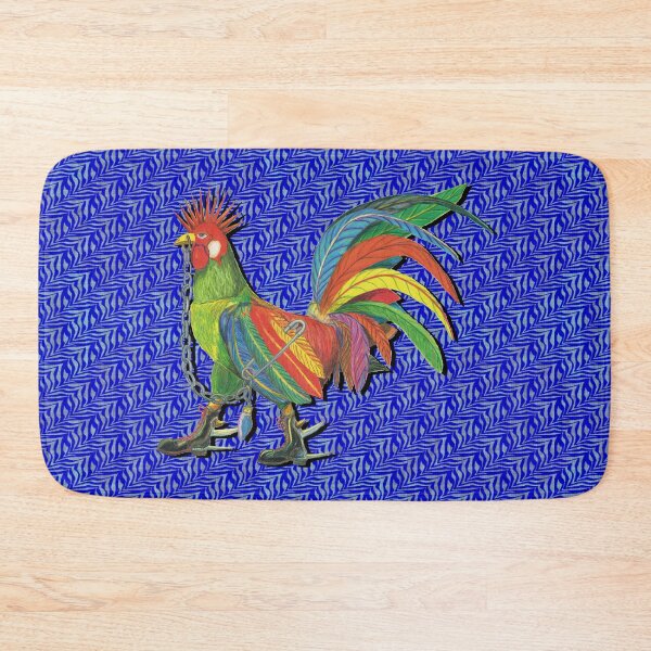 Artikelvorschau, Punky Rooster Basic on Prime Blue Zig Black entworfen und verkauft von AJLeibengeist.