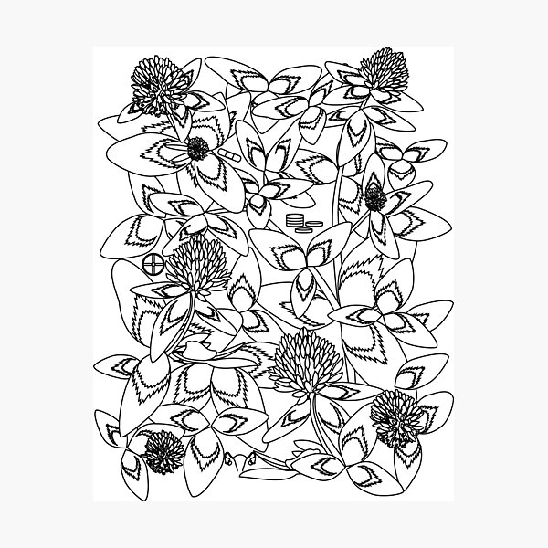 Wandbilder Malvorlage Redbubble