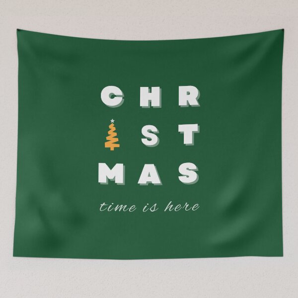 Item preview, Christmas, Green Christmas Art, Holiday Season Decor designed and sold by Magic Love Art Print.