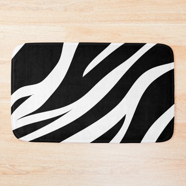 Item preview, Black and White Zebra Print designed and sold by GemsAnatomy.