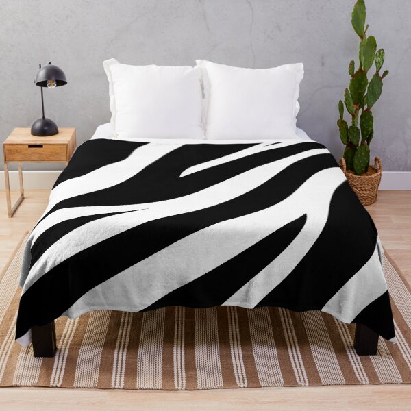 Item preview, Black and White Zebra Print designed and sold by GemsAnatomy.