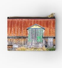 Old colorful barn Studio Pouch