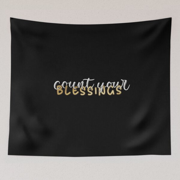 Item preview, Count Your Blessings lettering design designed and sold by PearlOfGod.
