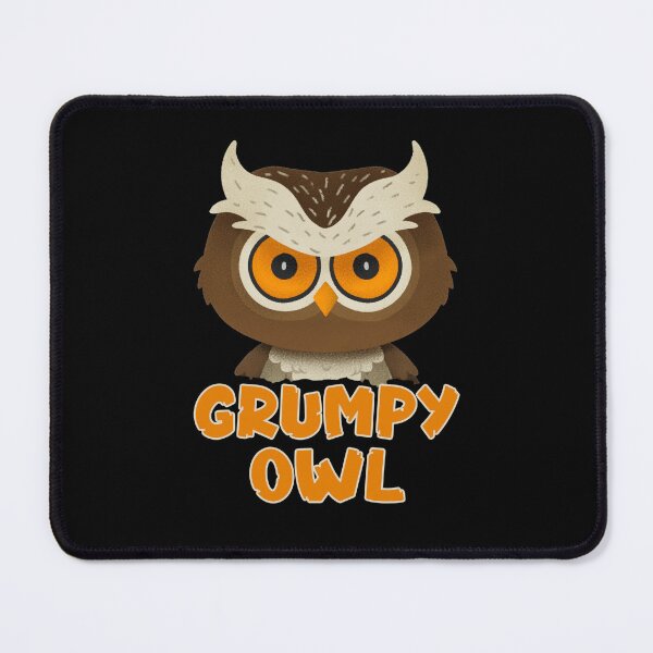 Item preview, Grumpy Owl designed and sold by TheButtonCrew.