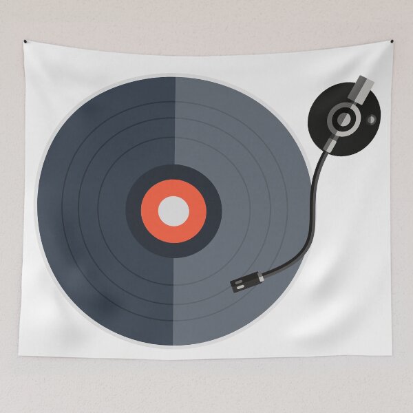 Item preview, Digital image of a record turntable. designed and sold by janesg.