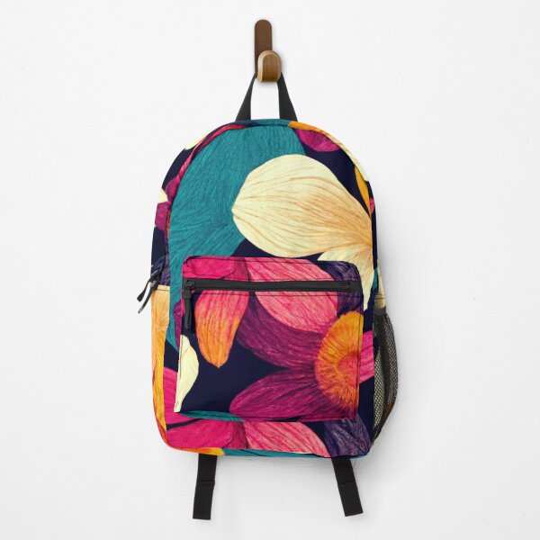 Item preview, Floral Colorful Vibrant Wallpaper designed and sold by thisisallahoax.