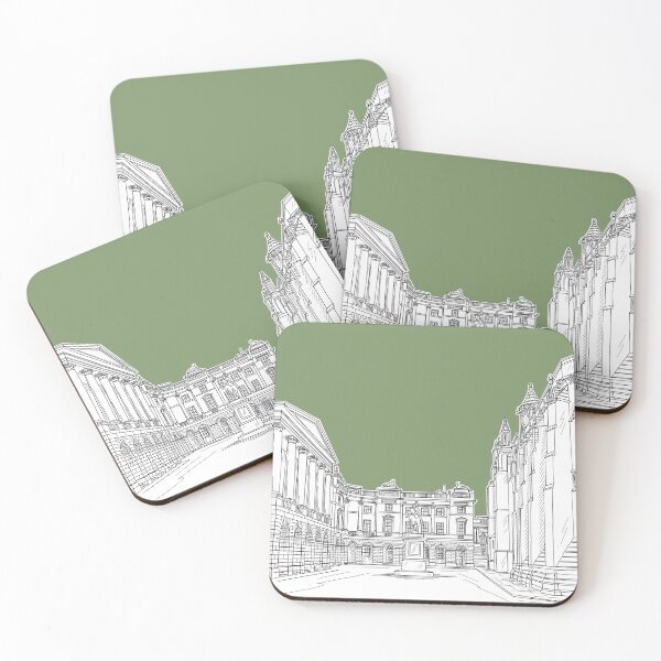 Item preview, Parliament Square, Edinburgh, Scotland With Moss Green Background designed and sold by Adam Regester.