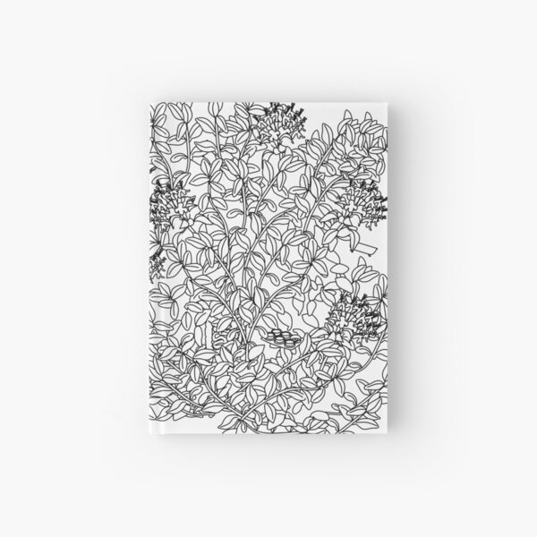 Coloring Pages Hardcover Journals Redbubble