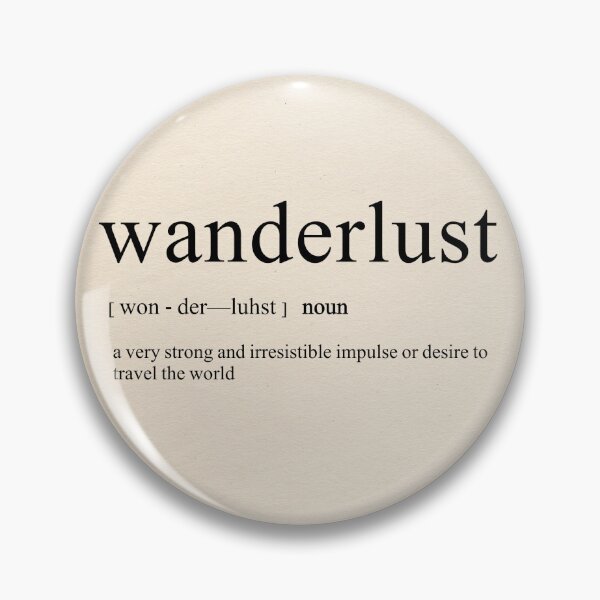 Item preview, Wanderlust Definition Quote - Typography Dictionary Print onto Book Page  designed and sold by R Bex.