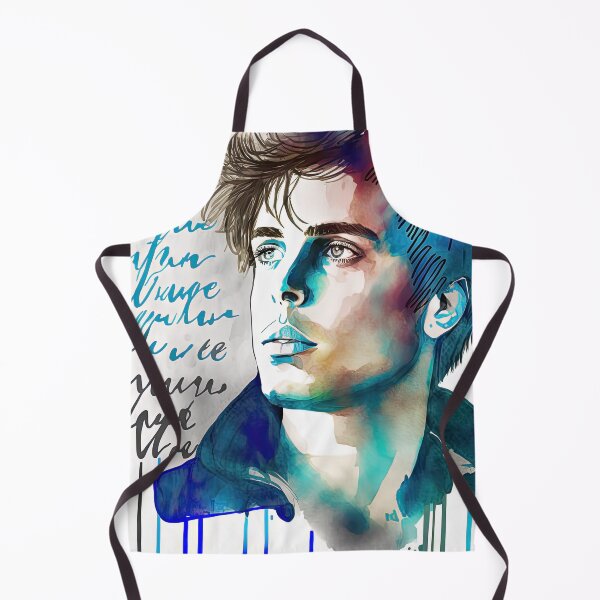 Item preview, Very beautiful and sexy handsome man portrait in watercolor designed and sold by mrlongfield.