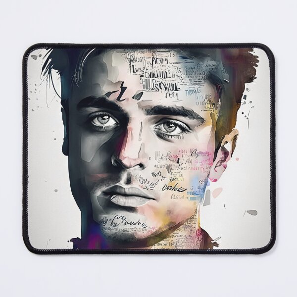 Item preview, Very beautiful and sexy handsome man portrait in watercolor designed and sold by mrlongfield.