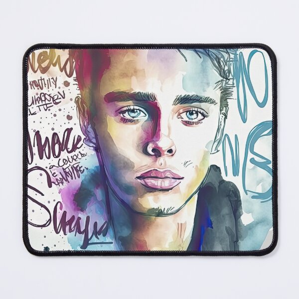Item preview, Very beautiful and sexy handsome man portrait in watercolor designed and sold by mrlongfield.