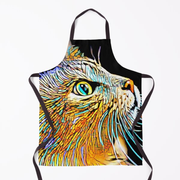 Item preview, Multicolor Cat 687 mosaic designed and sold by artbylucie.